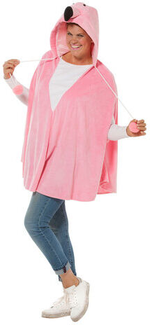 buttinette Flamingo-Poncho, unisex