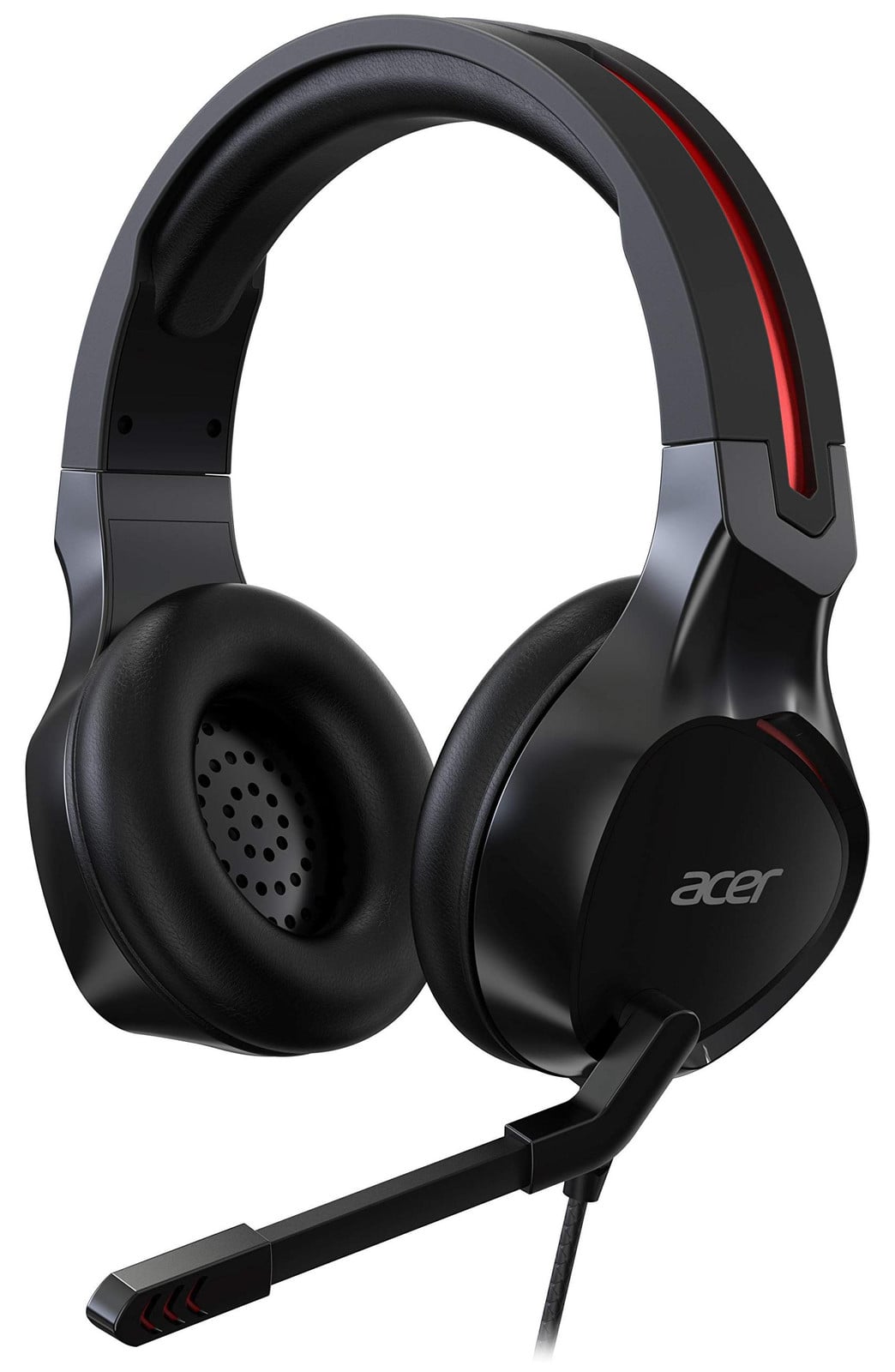 Acer Nitro Gaming Headset met omnidirectionele microfoon, zwart-rood