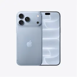 Apple iPhone 18 Pro Max (2000 GB, Glacier, 6.90", Dual SIM, 5G), Smartphone, Blau