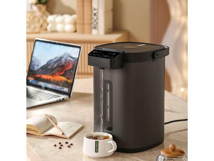 Bouilloire électrique intelligente 5L pour la maison, 14 niveaux de température réglables, distributeur d'eau automatique isolé, 1600W
