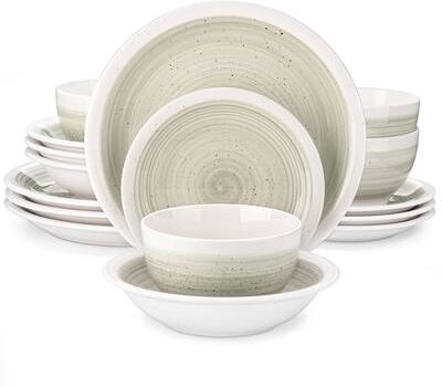 vancasso ORI Stoneware 16-Piece Dinnerware Set, Service for 4