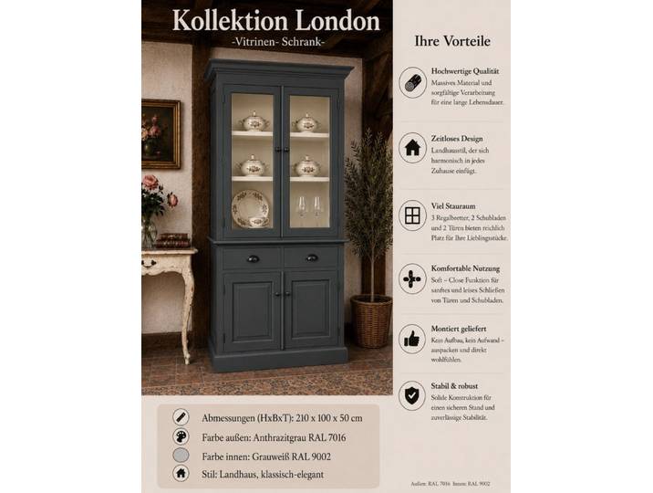 Wohnpalast Vitrine
