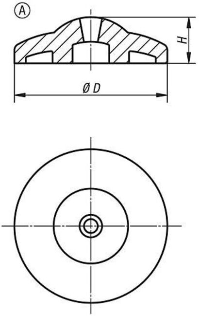 KIPP Disque ECO Forme A Zinc Ø 50 (K0428.10501)