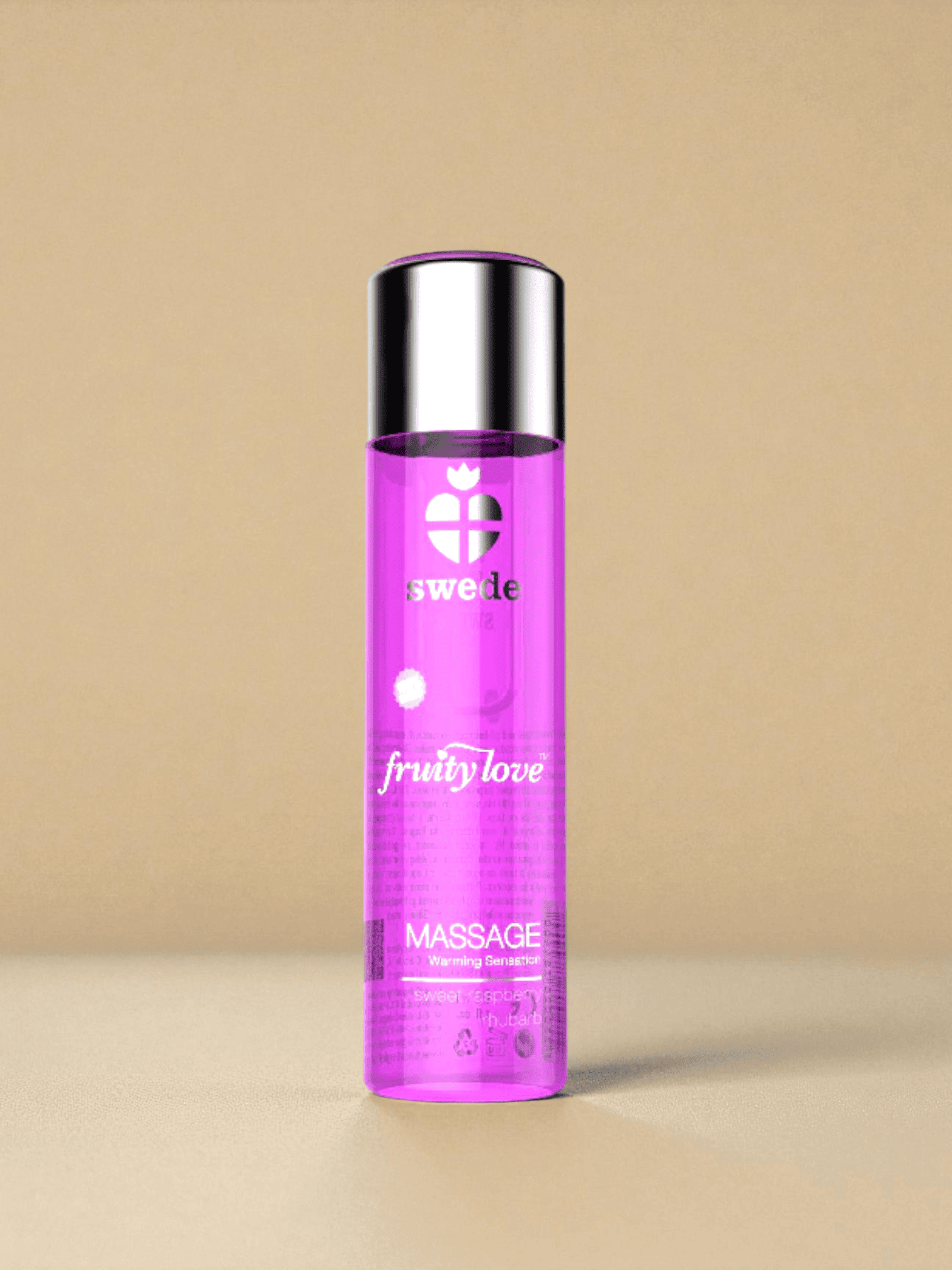 Swede Fruity Love Lotion de Massage Saveur Framboise Rhubarbe - 60 ml