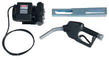 Elektropumpe CEMO Cematic 56 AZ, 230V, 56 l/min, selbstansaugend, Zapfpistole mit Halter, 4 m Befüllschlauch