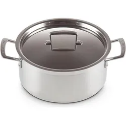 Le Creuset 3-Ply, Pfanne + Kochtopf, Silber