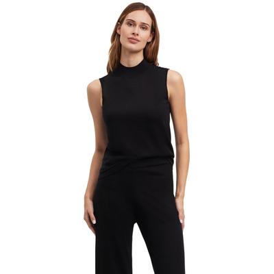 Tanktop FALKE "Pure Merino Wool", Damen, Gr. XS, schwarz (schwarz (3000)), Westen Tanktop