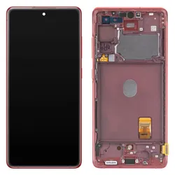Samsung Display Unit für Galaxy S20 FE G780, Rot (Display), Mobilgerät Ersatzteile, Rot