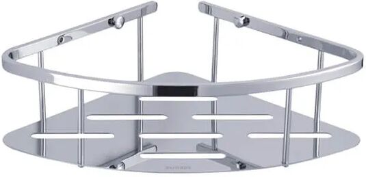 Showerdrape Contempo Wall Mounted Stainless Steel Large Corner Basket