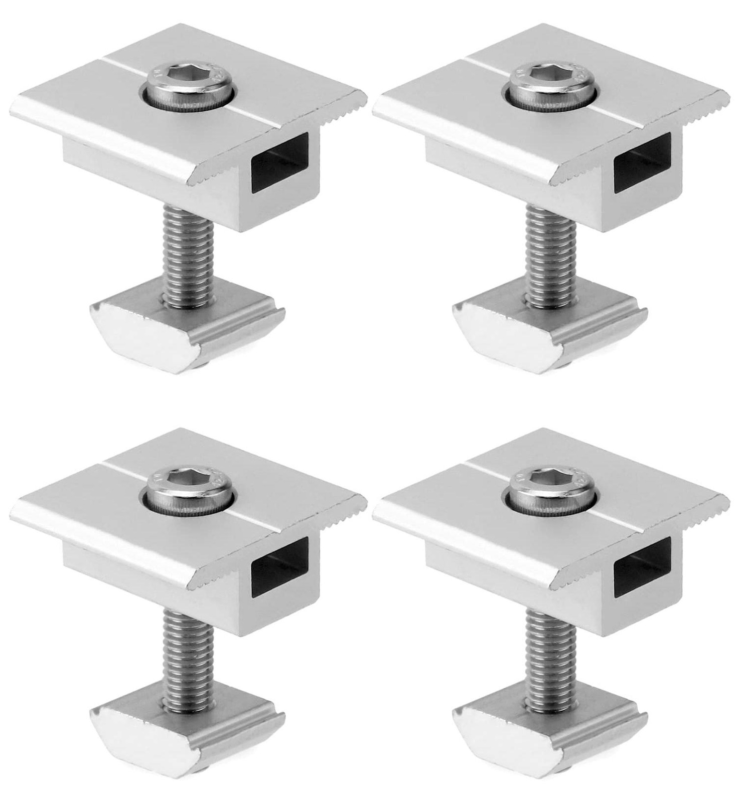 Dripio Aluminium Zonnepaneel-middelstukken, 30 mm, 4 stuks