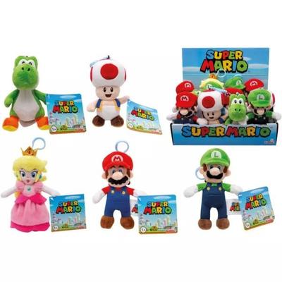 Plüschanhänger SUPER MARIO 12cm 5fach sortiert