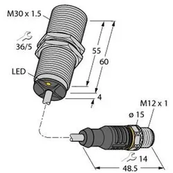 Turck Sensor BI12-M30- #100000662