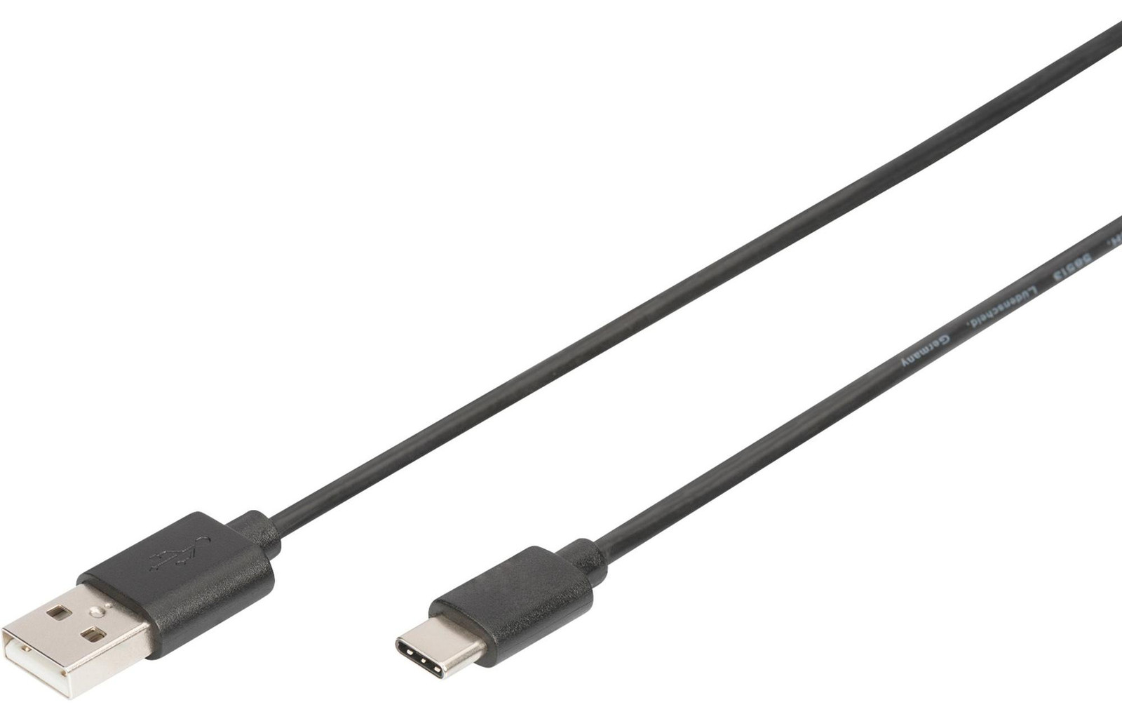 DIGITUS USB 2.0-kabel USB-C naar USB-A, 1,8 meter