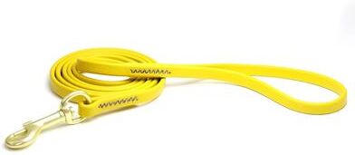 Uplift Treasures Waterproof Heavy Duty PVC Dog Training Leash yellow l