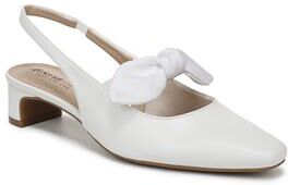 Women's Lucia Slingback Pump by LifeStride in Bright White (Size 6 M)