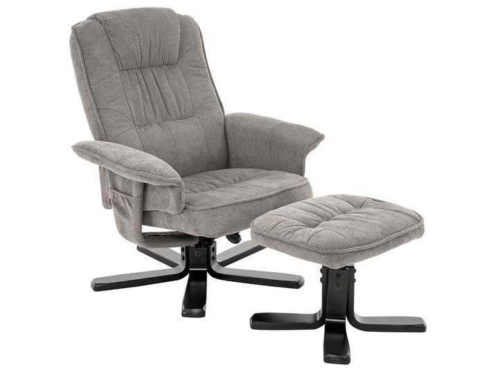 RELAXSESSEL CHARLY grau/schwarz