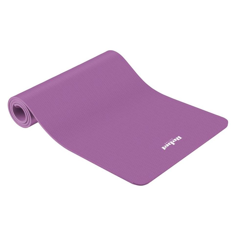 Rebel Gymnastikmatte für Yoga Pilates Fitness 183x61cm Dicke 6mm TPE-Material lila ACTIVE (6 mm) (RBA-3152-PU)