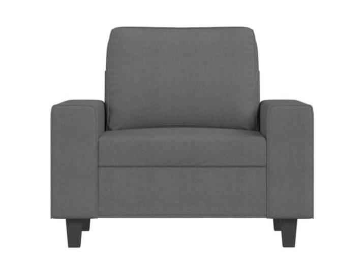 KTHLBRH Sessel dunkelgrau 60 cm aus Stoff Gestell aus Metall, Füllung aus Schaumstoff, Tragkraft 110 kg, modernes Design