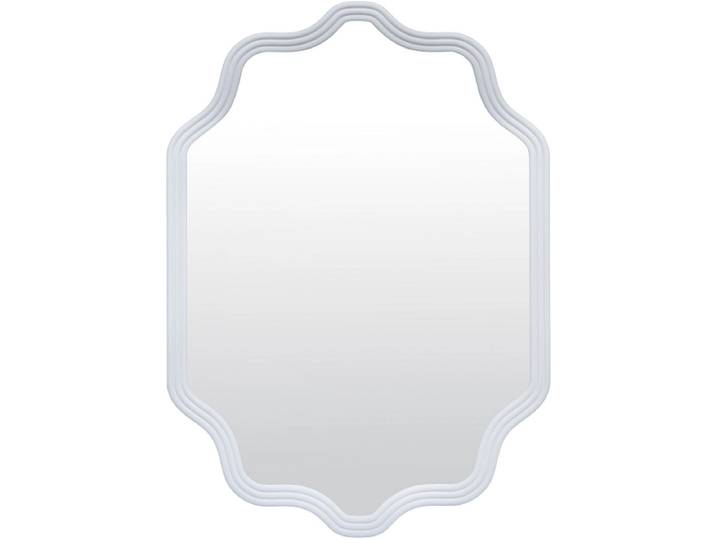 Spiegel rund WAVY 49.5x68.5cm weiss