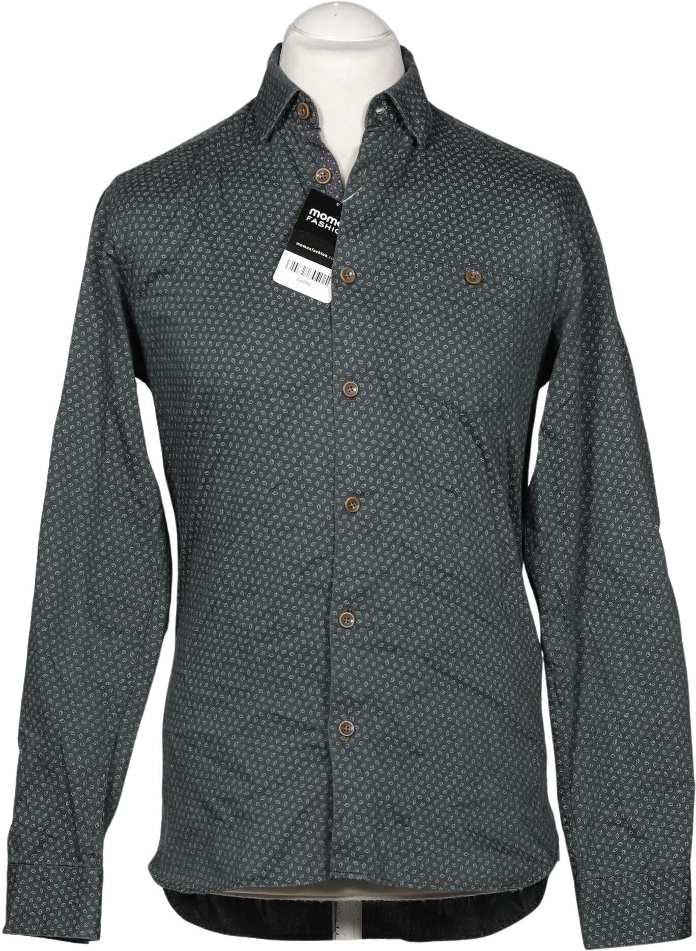 TED Baker Herren Hemd, Grün, Gr. M (Ted Baker 3), Baumwolle - Second Hand