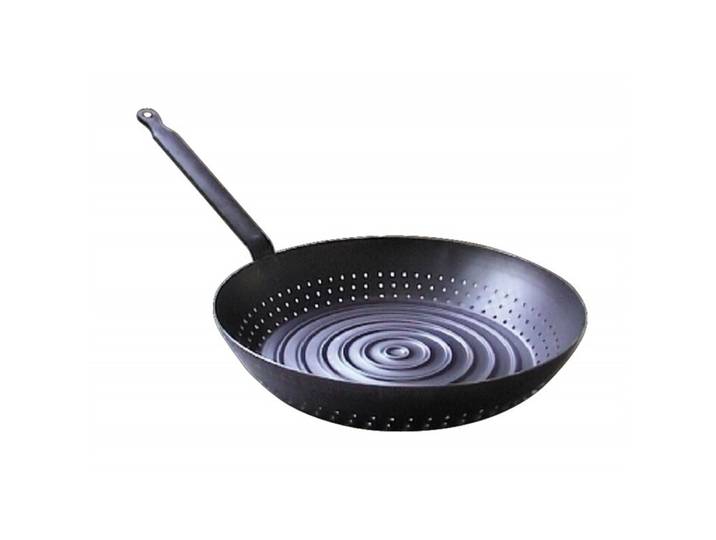 Marronipfanne de Buyer schwarz Eisen D 28 cm