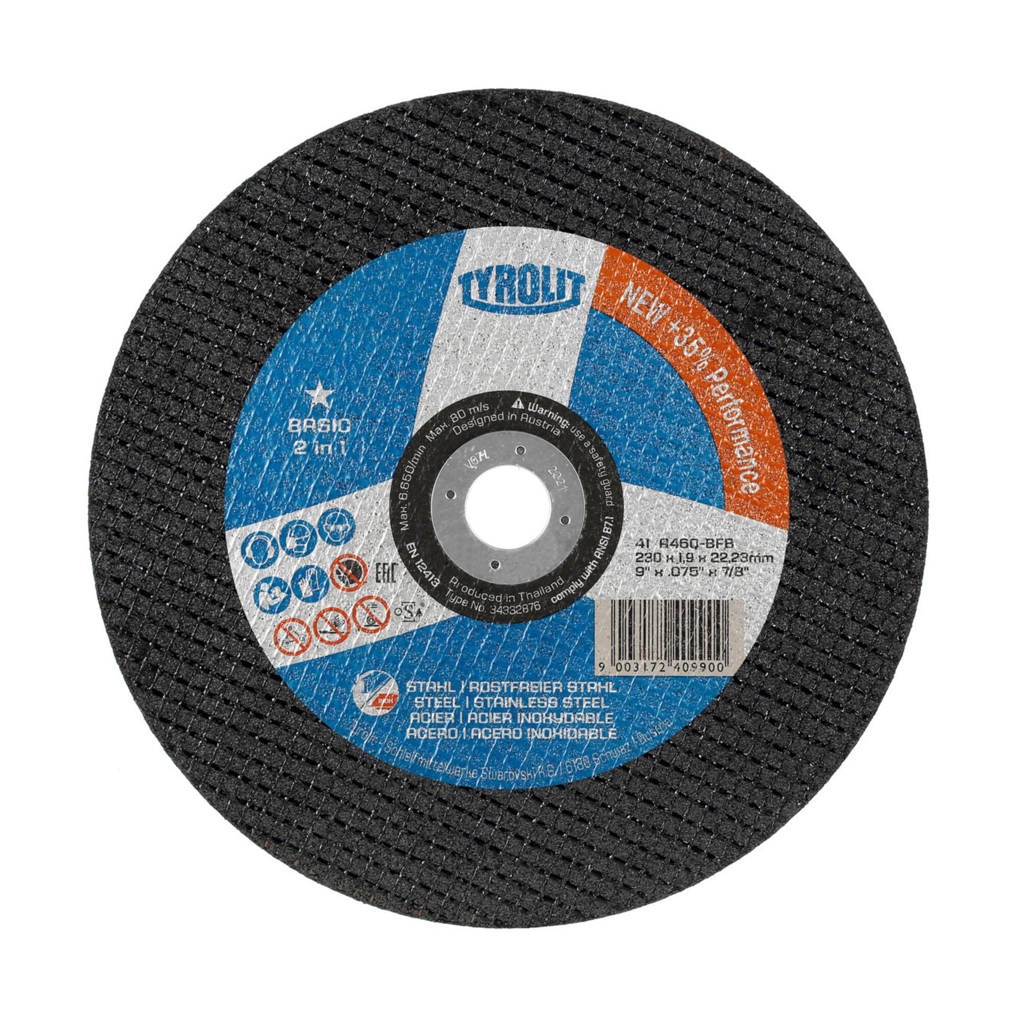 TYROLIT Trennscheibe Basic* EXTRA SCHMAL, Scheiben-Ø: 230 mm (34332876)