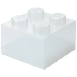 Default, Spielzeugaufbewahrung, LEGO Storage Brick 4 Top Lid Glitter Translucent