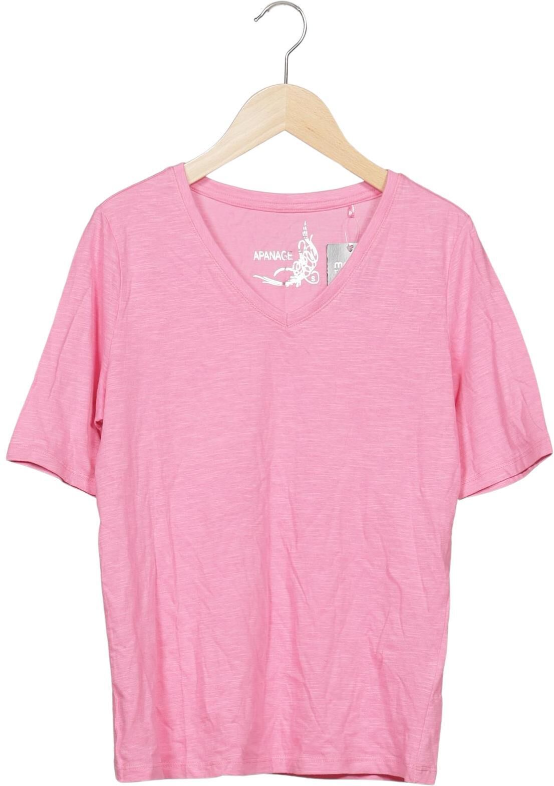 Apanage Damen T-Shirt, Pink, Gr. S, Baumwolle - Second Hand