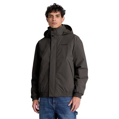Bomberjacke TIMBERLAND "WEATHER BOMBER - Waterproof Insulat", Herren, Gr. L, braun (vintage schwarz), Obermaterial: 100% Nylon, Jacken Bomberjacke, wasserdichtes Obermaterial aus Nylon, mit isolierenden Eigenschaften