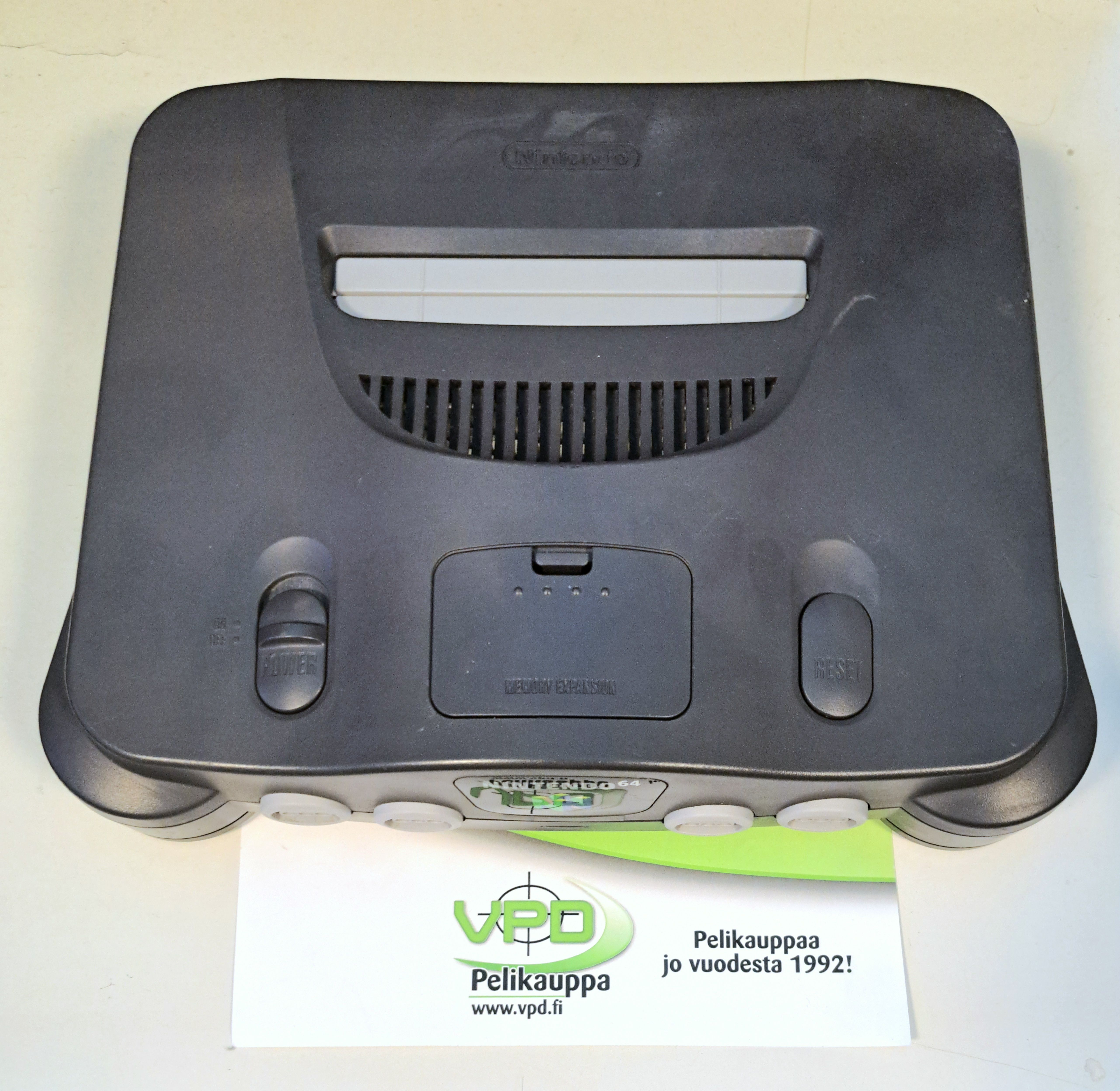 Nintendo 64 konsoli Harmaa (L) N64 (Käytetty)