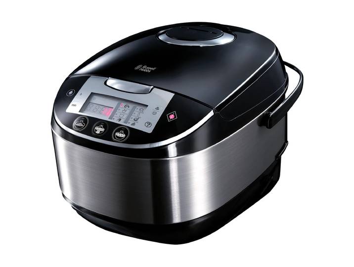 RUSSELL HOBBS Multikocher Cook@Home 5 l , schwarz (schwarz, silberfarben), Küchenmaschinen, Multikocher