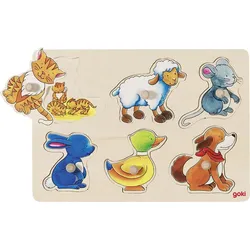 Goki Hintergrundbildpuzzle Mutter und Kind  57929