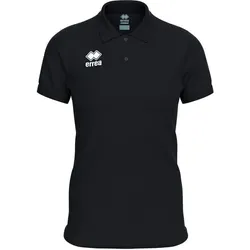 Errea, Damen, Sportshirt, Polo Evo Ladies S/S Ad (S), Schwarz