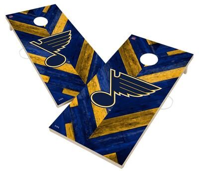 Skip's Garage St. Louis Blues NHL Cornhole Board Set