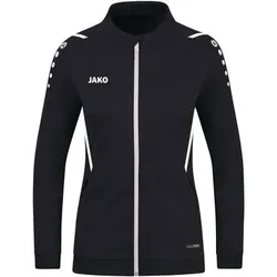 JAKO Damen Polyesterjacke Challenge, Größe 34 in Schwarz Schwarz