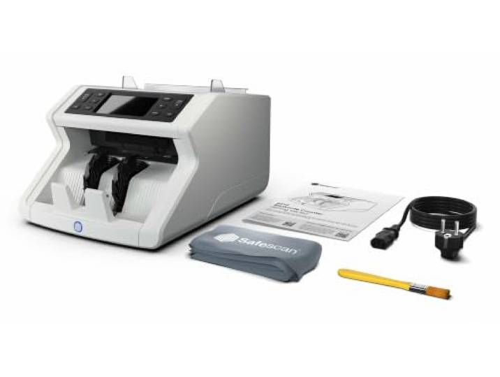 Safescan 2250 Geldtelmachine die snel gesorteerde biljetten telt - Biljettelmachine met 3-voudige valsgelddetectie - Biljetteller voor alle valuta's