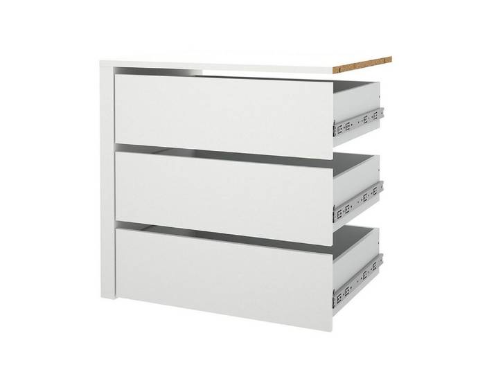 Tvilum Kleiderschrank Catania Schubladeneinsatz 3 Schubladen 71,25 cm bi