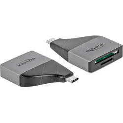 DELOCK 64117 - Card Reader, extern, USB Type-CTM für SD / MMC + Micro SD Speiche