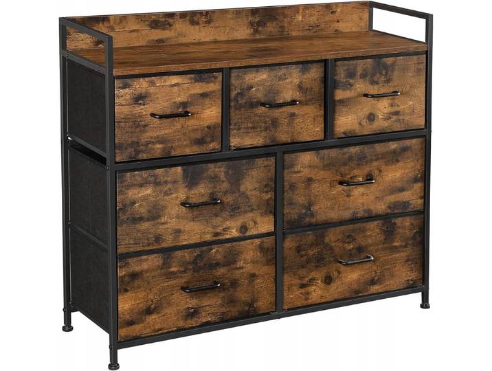 LEOBERT Kommode Kommode Schrank Aufbewahrungsschrank Anrichte Schubladen (Packung, 1 St), 98 x 28,5 x 85 cm