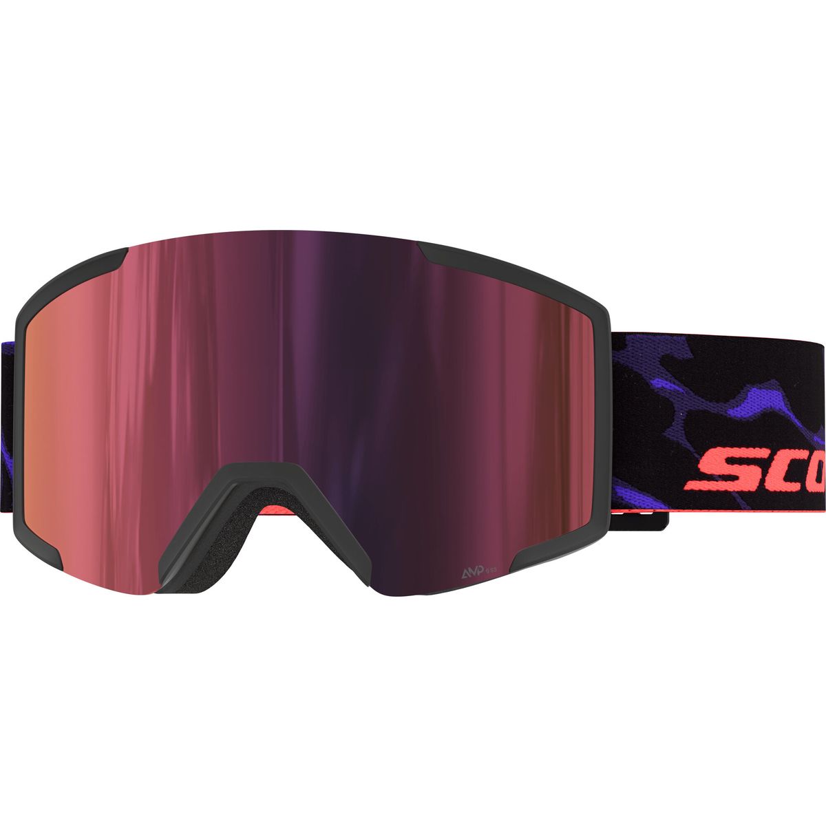 Scott Goggle Shield black/purple / amp red chrome s3 (1094) - 2778371094367
