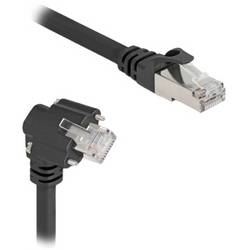 Delock 80920 RJ45 Patchkabel CAT 6 S/FTP 5.00 m Schwarz Gesamtschirm 1 St.