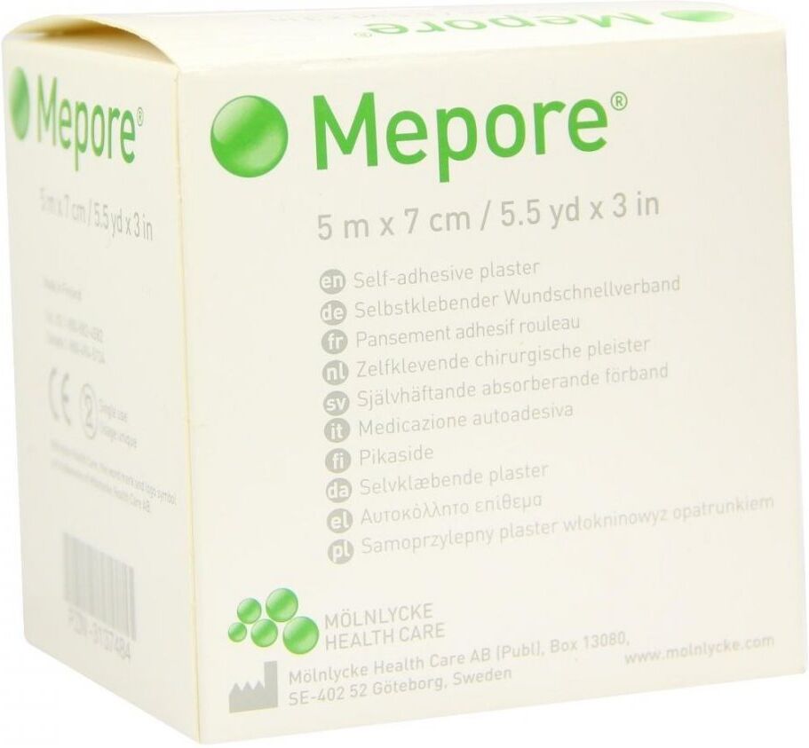 Mepore Wundverband 5mx7 cm unsteril 1stk