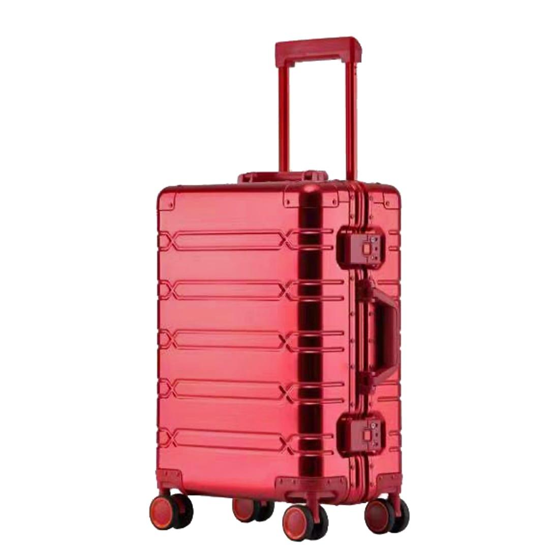 Aluminium Reisekoffer 77 cm Rot Hartschalenkoffer bei Bowatex