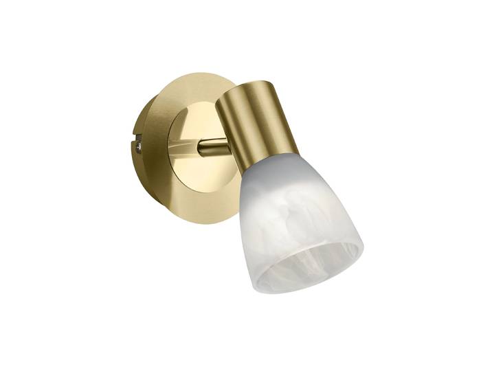 TRIO LEUCHTEN LED Wandleuchte, grau (messingfarben), 1, Leuchten, LED Wandleuchte