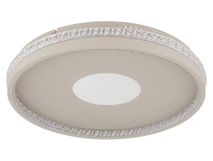 Plafonnier LED\, télécommande\, veilleuse\, intensité variable\, D41cm