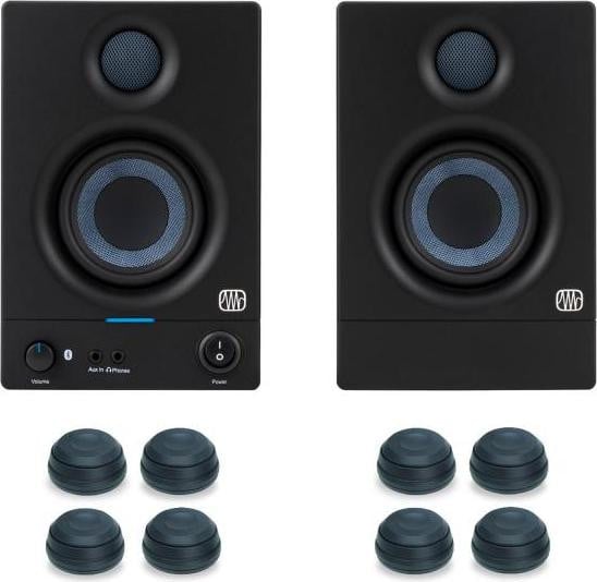 Presonus Eris 3.5BT speakers 2e generatie met speakerstandaards