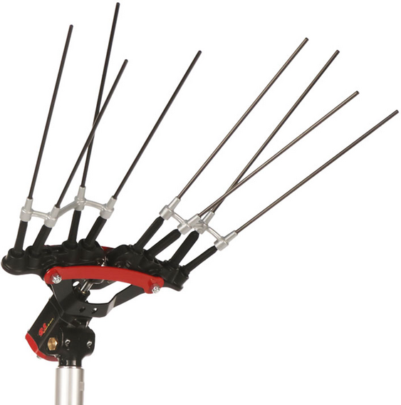 Lisam R8 Carbon - Peigne vibreur pneumatique - secoueur à olives 6-8 bars - 1600 battements par minute