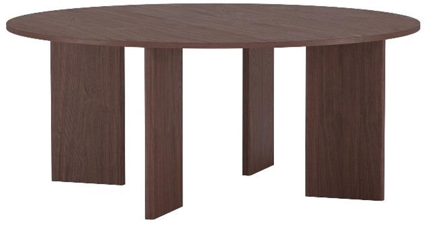 Svea Reggie ronde eettafel van MDF - mocca