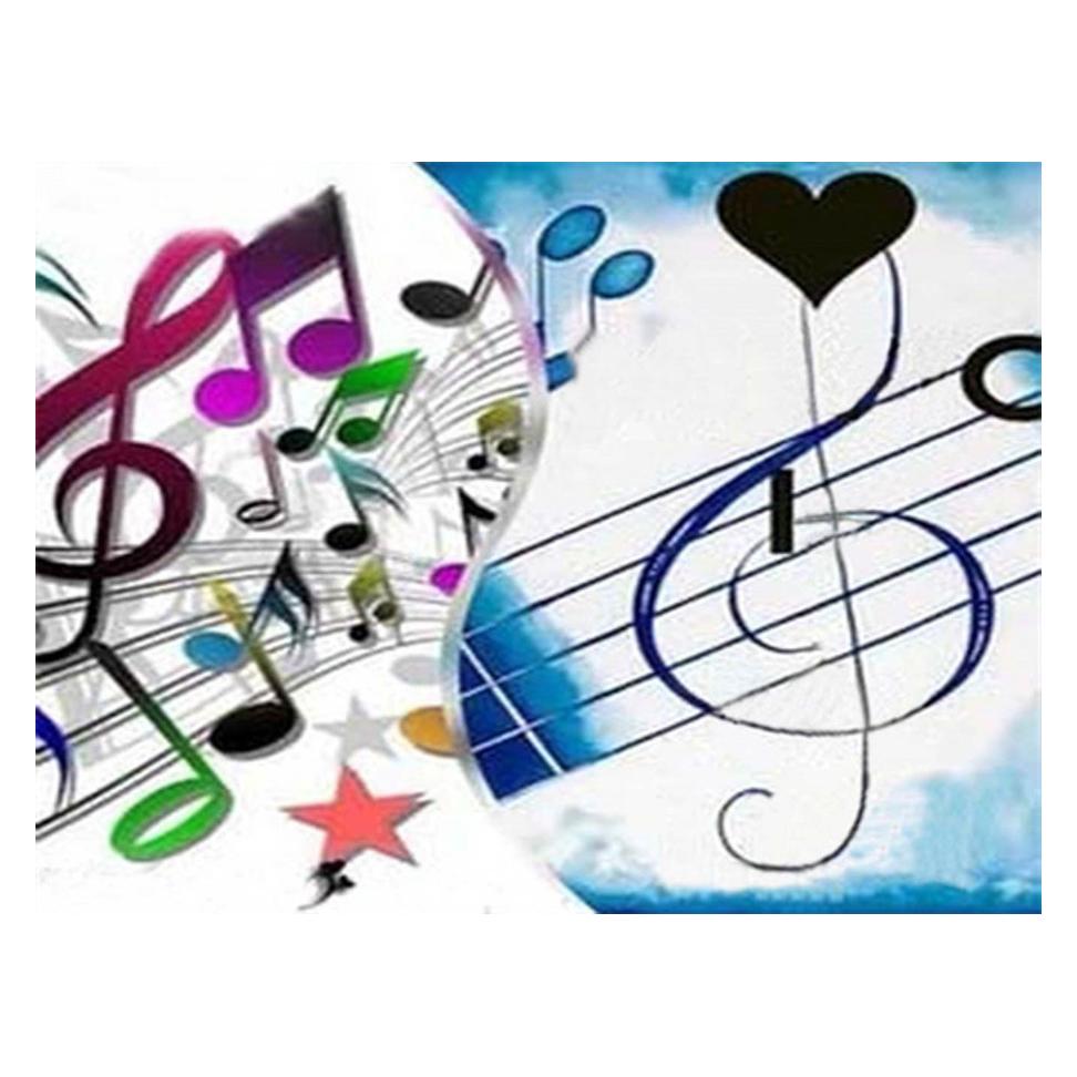 Pracht Diamond Painting 6037-40791 Noten 25 x 35 cm (6037-40791)
