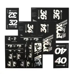 2019 FOX Heritage Decal Kit Fork & Shock | bis MY20 | Chrome